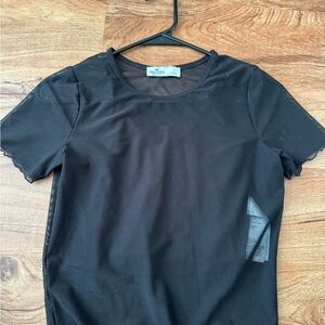 Hollister Tank and Sheer Cover Shirt